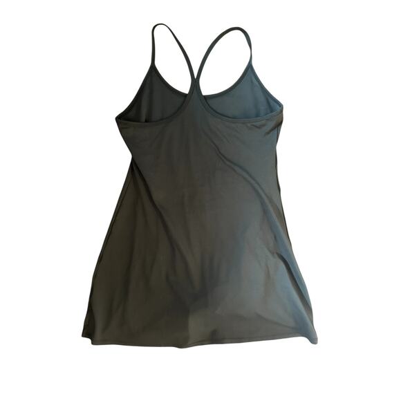 Women M Quince Ultra-Soft Active Dress Olive Racerback Performance Tennis Short - Picture 4 of 6